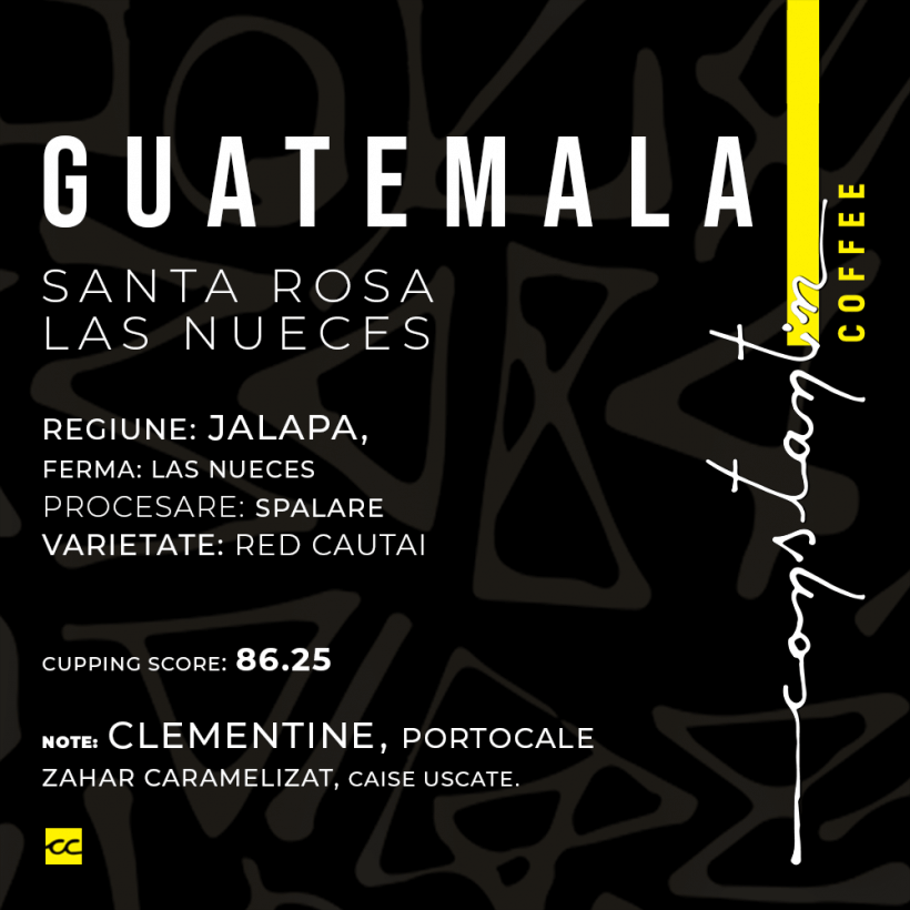 Cafea Boabe De Specialitate Guatemala Santa Rosa, Ferma Las Nueces