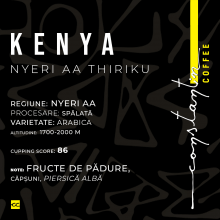 Cafea Boabe De Specialitate Kenya Aa Nyeri Thiriku